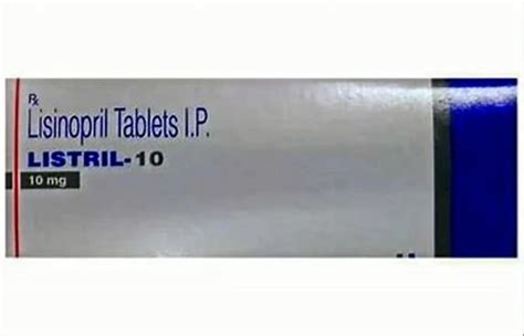 Lisinopril 10mg Tablets At Rs 364stripe Lisinopril Tablet In Surat