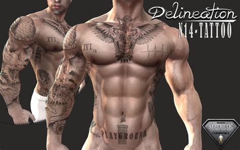 Second Life Marketplace [delineation] Aesthetic N14 Tattoo