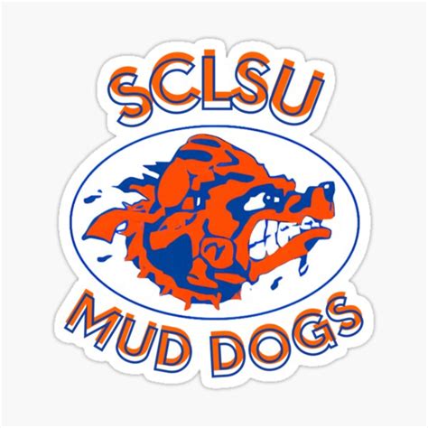 Sclsu Mud Dogs Sticker For Sale By Lukexshop Redbubble