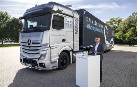 The Mercedes Benz Genh2 Truck A Revolutionary Hydrogen Truck That Uses