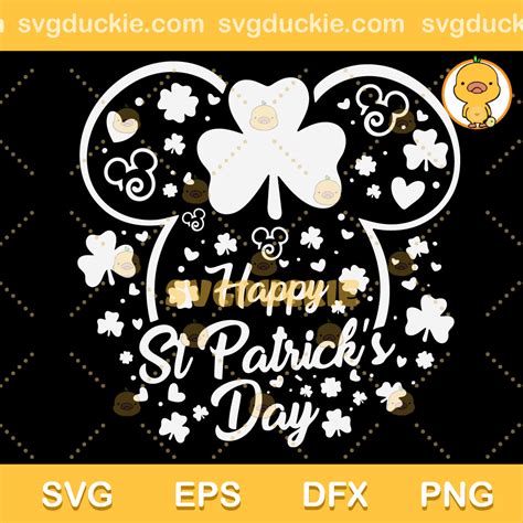 Happy St Patricks Day SVG Mickey Patricks Day SVG