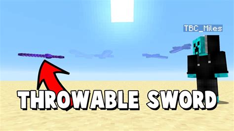 I Made Throw Able Swords In Minecraft 1 14 Minecraft Datapacks YouTube