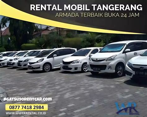 16 Pilihan Rental Mobil Tangerang Terbaik Untuk Sewa Lepas Kunci Dengan