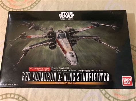 Star Wars Red Squadron X Wing Starfighter Bandai Hobbies Toys