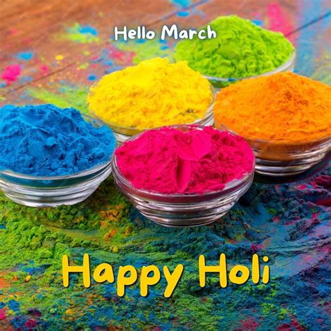 Premium Photo | Holi Wishes