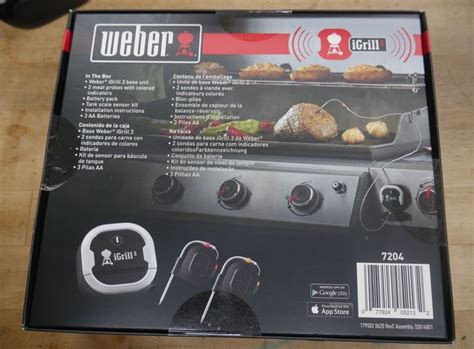 Weber Igrill Bluetooth Connected Thermometer For Genesis Ii