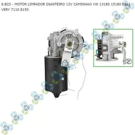 Motor Limpador Dianteiro Caminhao Vw 13180 Delivery 7110