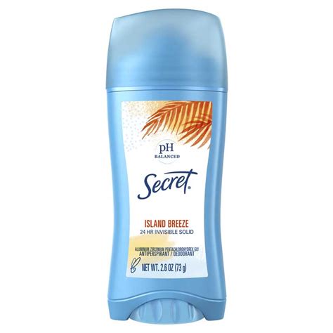 Original Invisible Solid Deodorant Island Breeze Secret