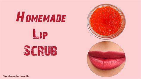 How To Make Homemade Lip Scrub Diy Homemade Lip Scrub Youtube