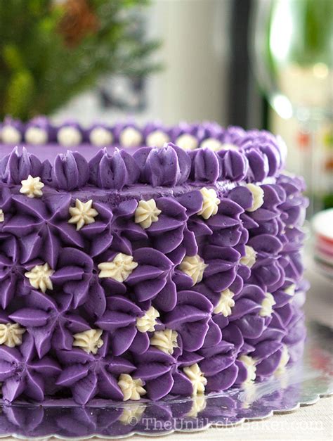 Ube Cake (Filipino Purple Yam Cake) - The Unlikely Baker