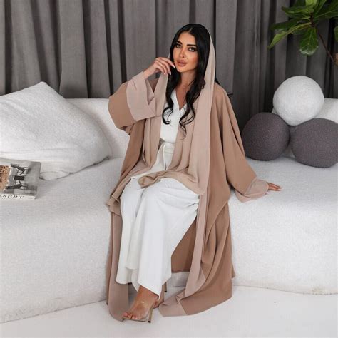 Dubai Abaya Open Kaftan Cardigan Women Muslim Long Dress Islamic Kimono