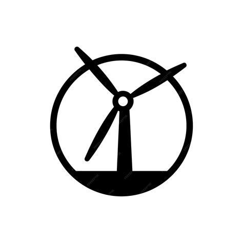 Premium Vector Wind Turbines Icon Isolated On White Background