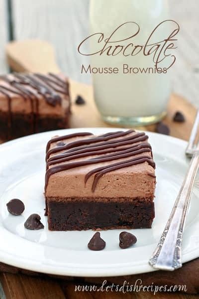 Chocolate Mousse Brownies Let S Dish Recipes