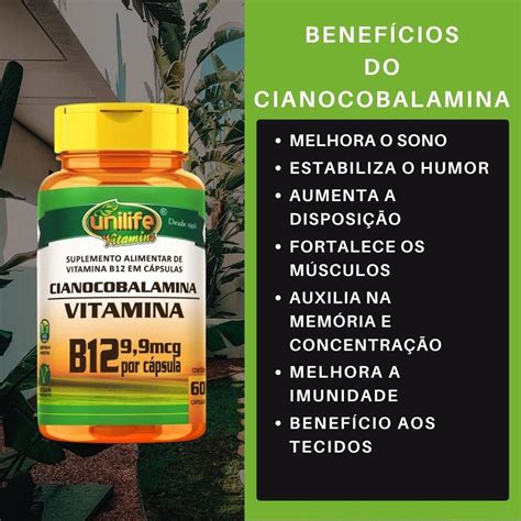 Comprar Vitamina B Cianocobalamina Mg C Psulas Unilife R