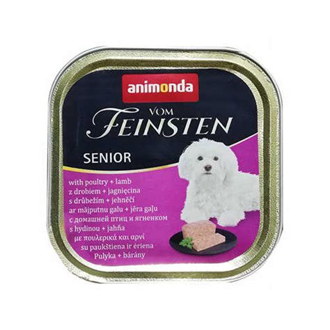 Animonda Vom Feinsten Senior Kümes Hayvanlı ve Kuzulu Yaşlı Köpek