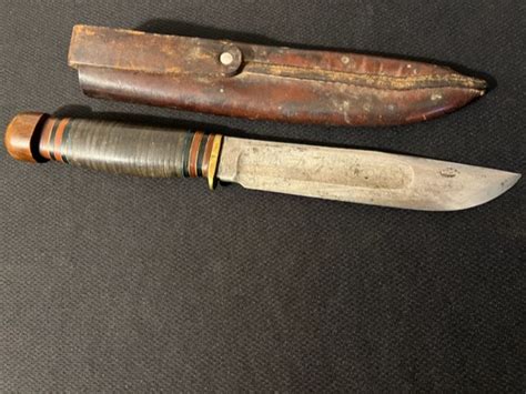 Antique Marbles MSA Knife LIGNUM VITAE Ideal Hunting Gladstone Old