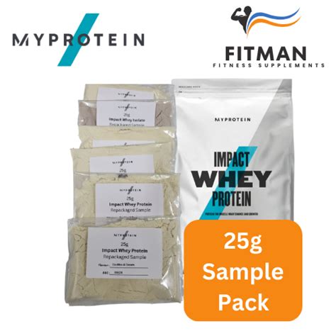 Myprotein Sample Impact Whey Protein Repackaged Sample G Shopee