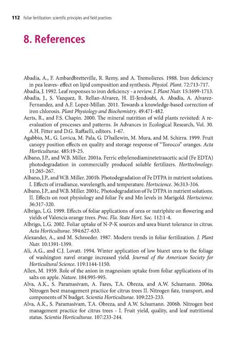 Foliar Fertilization Chapter 8 112 Foliar Fertilization Scientific