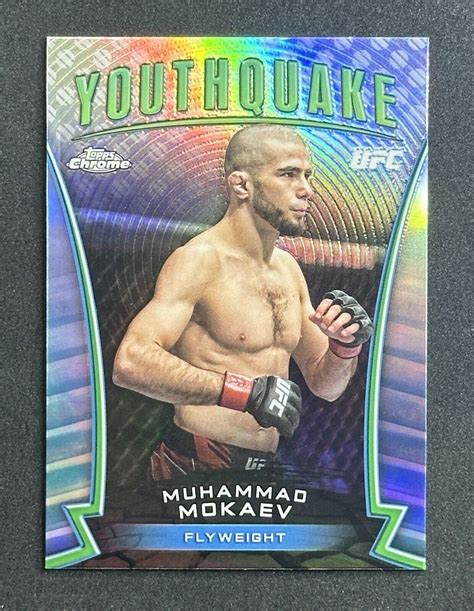 Topps Chrome Ufc Muhammad Mokaev Youthquake Ssp Rookie Refractor