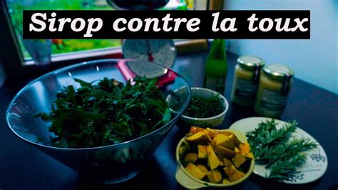 SIROP CONTRE LA TOUX FAIT MAISON 100 NATUREL FACILE EFFICACE