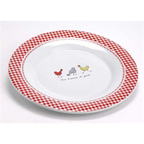 Photo Assiette Plate Poule Vaisselle Maison