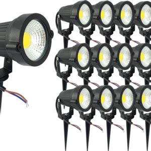 Kit 16 Espeto De Jardim Luminária Luz De Alto Brilho Super Forte