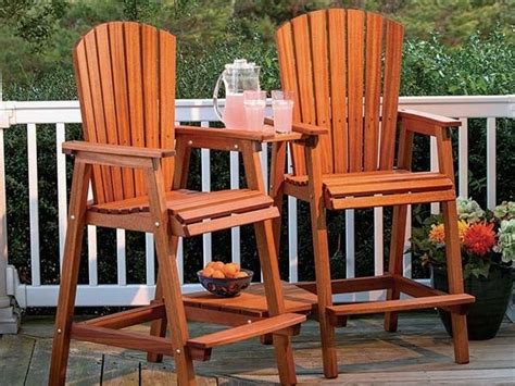 Free Tall Bar Height Adirondack Chair Plans & Templates 2024