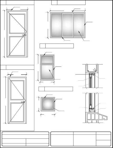 Detalle Puerta Y Ventana Pdf Design House Floor Plans