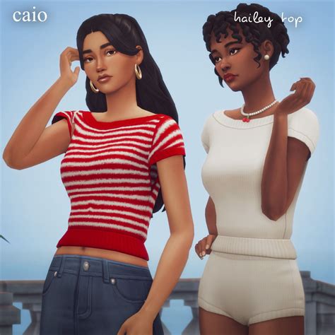 Cerise A 8 Items Set Caio Sims 4 Collections Sims 4 Clothing Sims 4