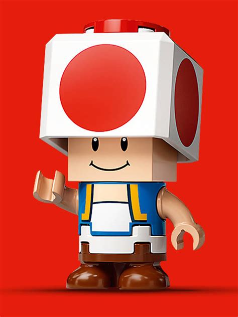 Instructions Parts List For Custom Lego Nintendo Toad Figure Lupon