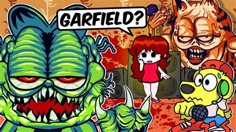 Friday Night Funkin But Garfield Is Hungry Gorefield Fnf Mods