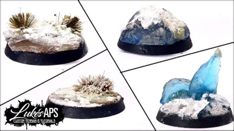 4 Amazing Snow Miniature Bases Youtube