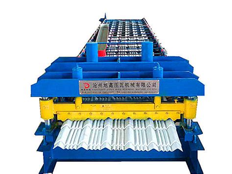 Step Tile Glazed Roof Panel Roll Forming Machine China Steel Sheet