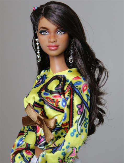 Teigen Biracial Hybrid Customized Ooak Barbie Doll By Dollanatomy