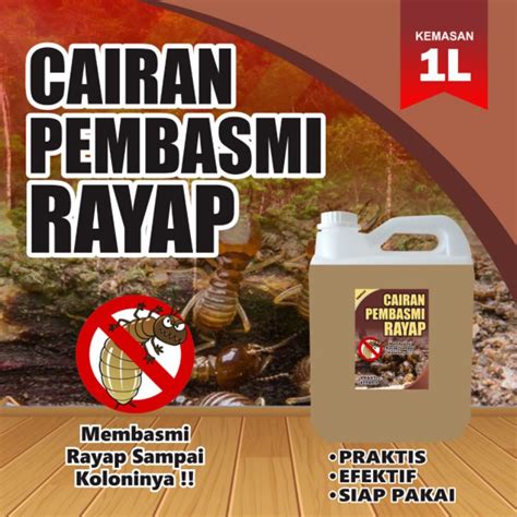 Jual Cairan Pembasmi Rayap Dan Serangga Refill Kemasa Jurigen Liter