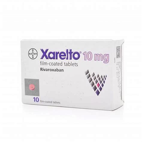 Xarelto 10mg Tablet Rivaroxaban 10 Tablets Asset Pharmacy