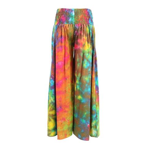 Tie Dye Palazzo Pants The Hippy Clothing Co