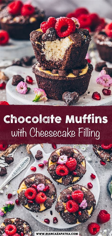 Chocolate Cheesecake Muffins Vegan Mini Zupfkuchen Bianca Zapatka