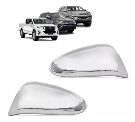 Aplique Retrovisor Hilux 2016 2017 2018 2019 2020 Cromado