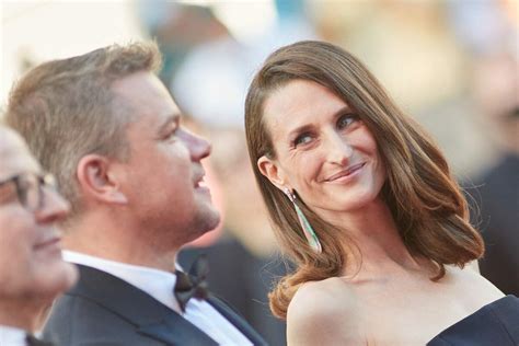 Camille Cottin très proche de Matt Damon leur complicité subjugue