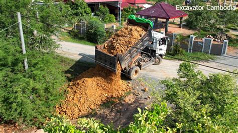 26 06 2023 Starting Project Land Filling By Miniature Dozer Pushing