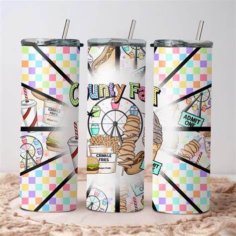 County Fair Tumbler Wrap Png Digital Download Digital File Cerra