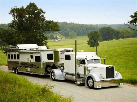 Big Rig Camper Big Rig Trucks Big Trucks Vehicles