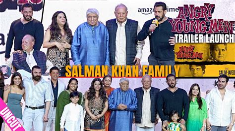 Uncut Angry Young Men Official Trailer Launch Salman Khansalim