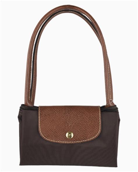 Bolsa Longchamp Original Le Pliage P Marrom Feminina