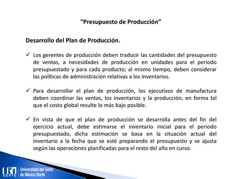 Unidad Presupuesto De Producci N Ppt