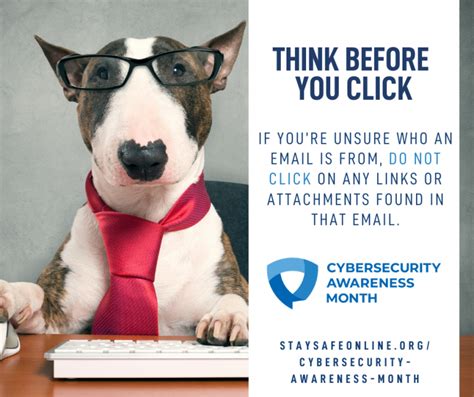 Think Before You Click Cybersecurity Awareness Month Hardy