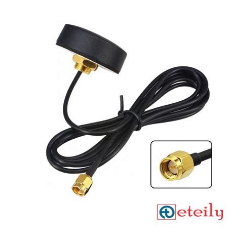 2 4GHz Wi Fi 5dBi Screwable Puck Antenna With RG174 Cable L 3Mtr