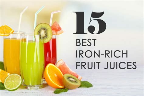 Best Iron Rich Fruit Juices Tastylicious