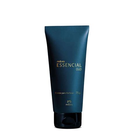 Creme De Barbear Natura Essencial Oud 75g Shopee Brasil